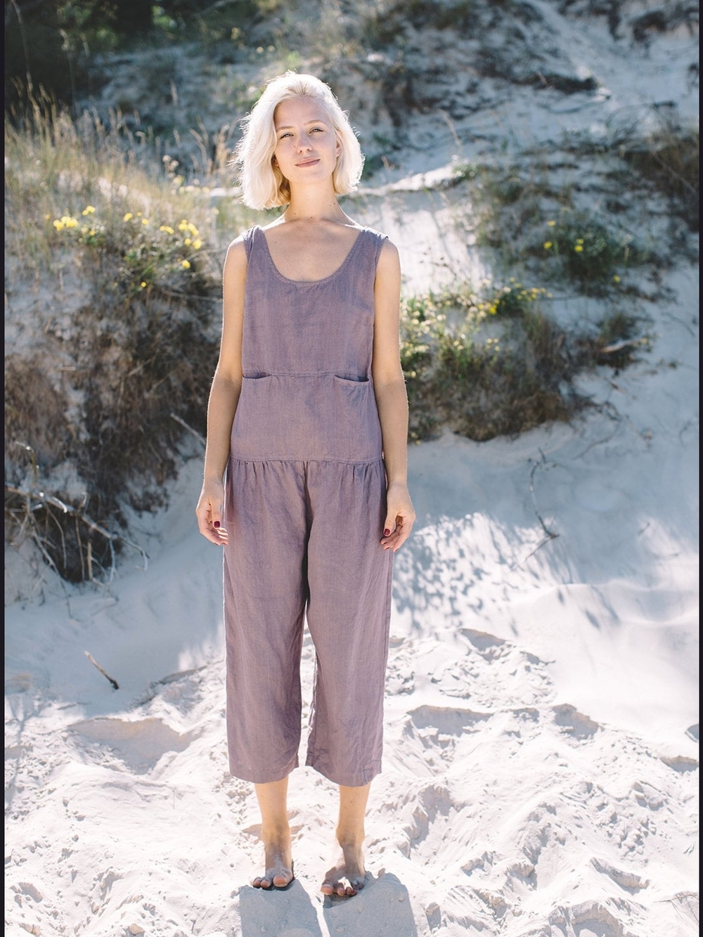 LINENFOX - Hai Jumpsuit "Cacao"